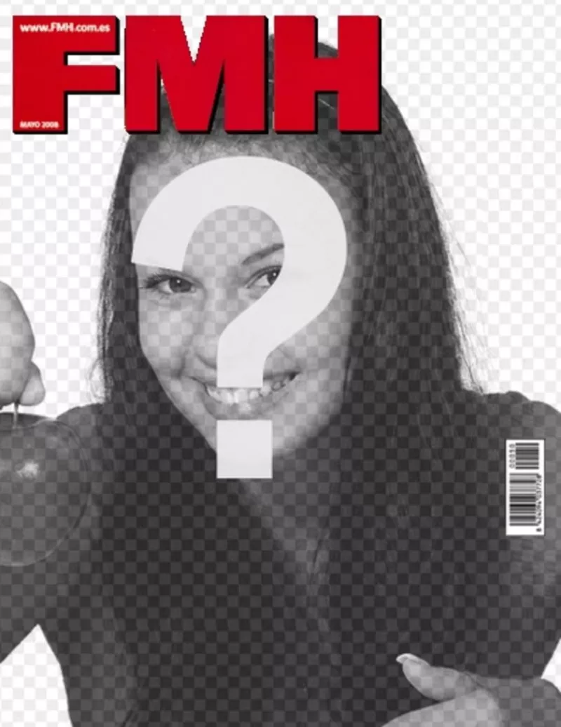 Montaje online para poner tu foto como portada de la revista FMH...