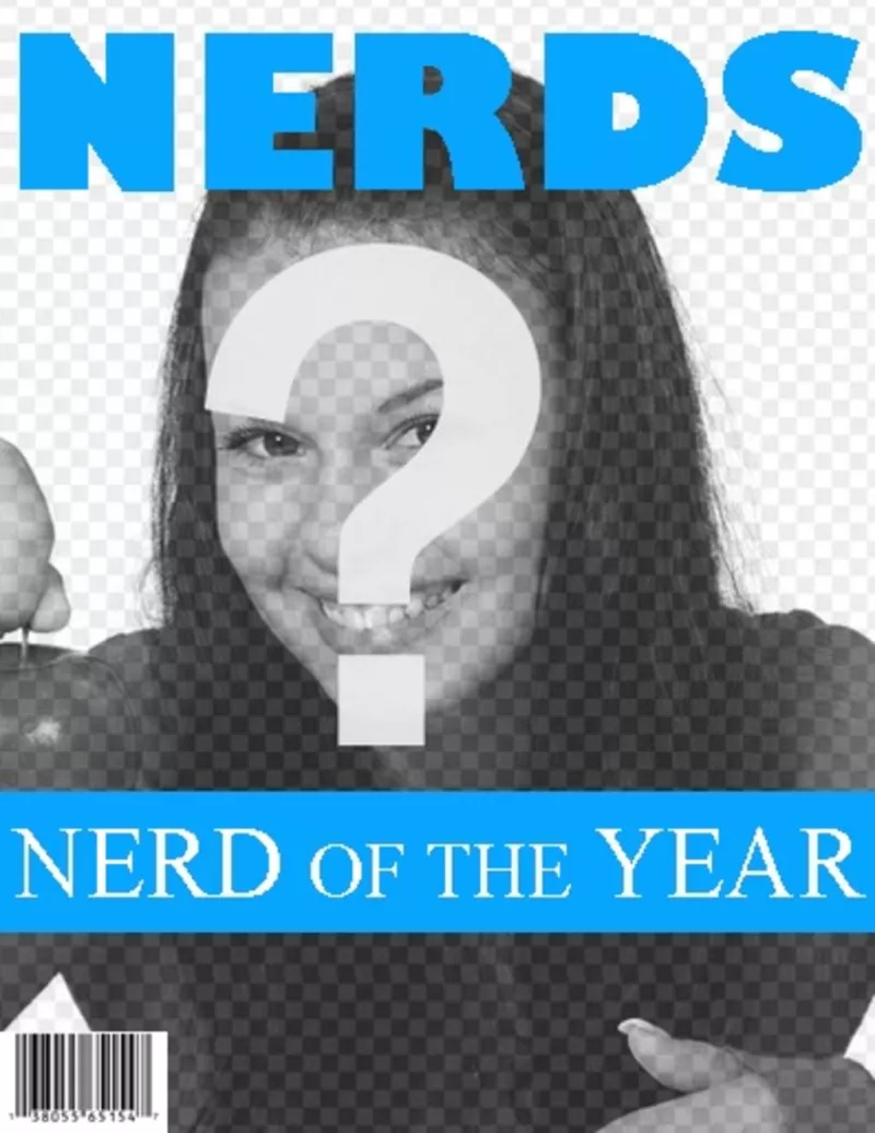 El nerd del año. Pon una imagen a la portada de la popular revista Nerds...
