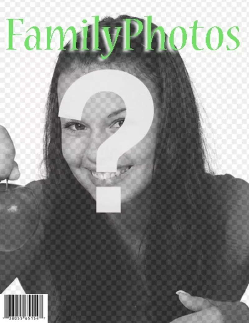 Pon tu foto en la Revista family Photos y crea una portada única!. ..