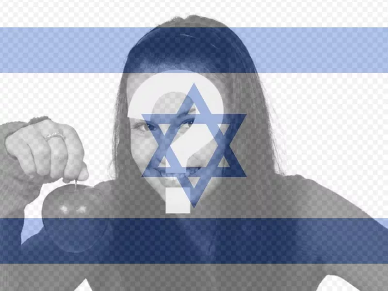 Bandera de Israel para poner foto de perfil ..