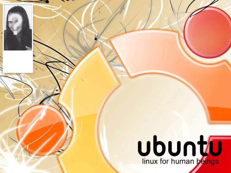 Fondo para tu cuenta de twitter de Ubuntu Linux, para poner tu foto en el..