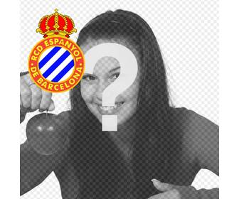 avatar personalizado escudo espanyol barcelona equipo futbol