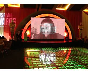 fotomontaje premios mvs radio estatuas oscars lado escenario gran pantalla colocar fotografia subida online