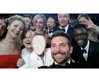 fotomontaje famoso selfie premios oscars foto