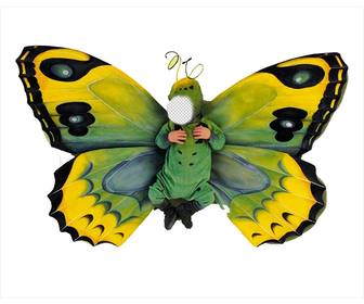 fotomontaje disfraz mariposa ninos pequenos