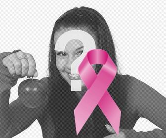 lazo cancer rosa foto perfil