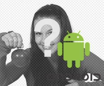 sticker logo android fotos