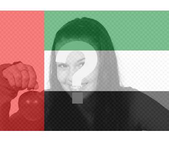 efecto bandera emiratos arabes imagenes