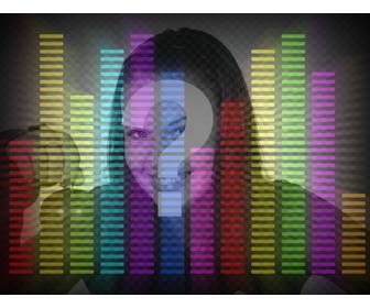 filtro online ecualizador musica colores foto