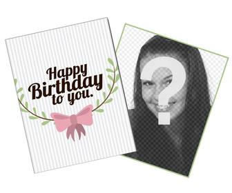 linda tarjeta personalizable desear un feliz cumpleanos online