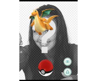 fotomontaje pokemon go dragonite puedes anadir foto