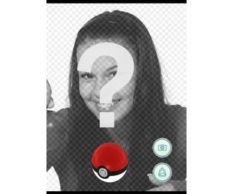 pantalla juego pokemon go puedes editar anadiendo cualquier foto