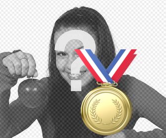 medalla oro pegar imagenes online