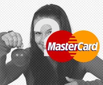 logo master card puedes pegar fotos divertirte