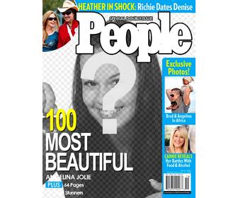 Fotomontaje para poner tu foto en portada de revista People