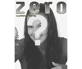 portada personalizada foto revista gay zero