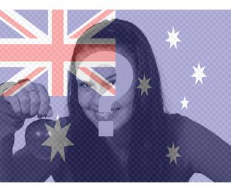 bandera australia poner foto online