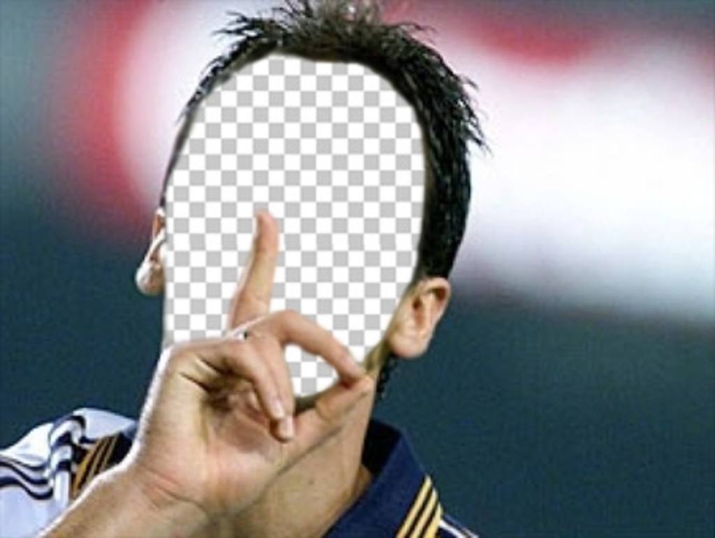 Con este fotomontaje podrás añadir una cara a Raúl, jugador del Real Madrid ..