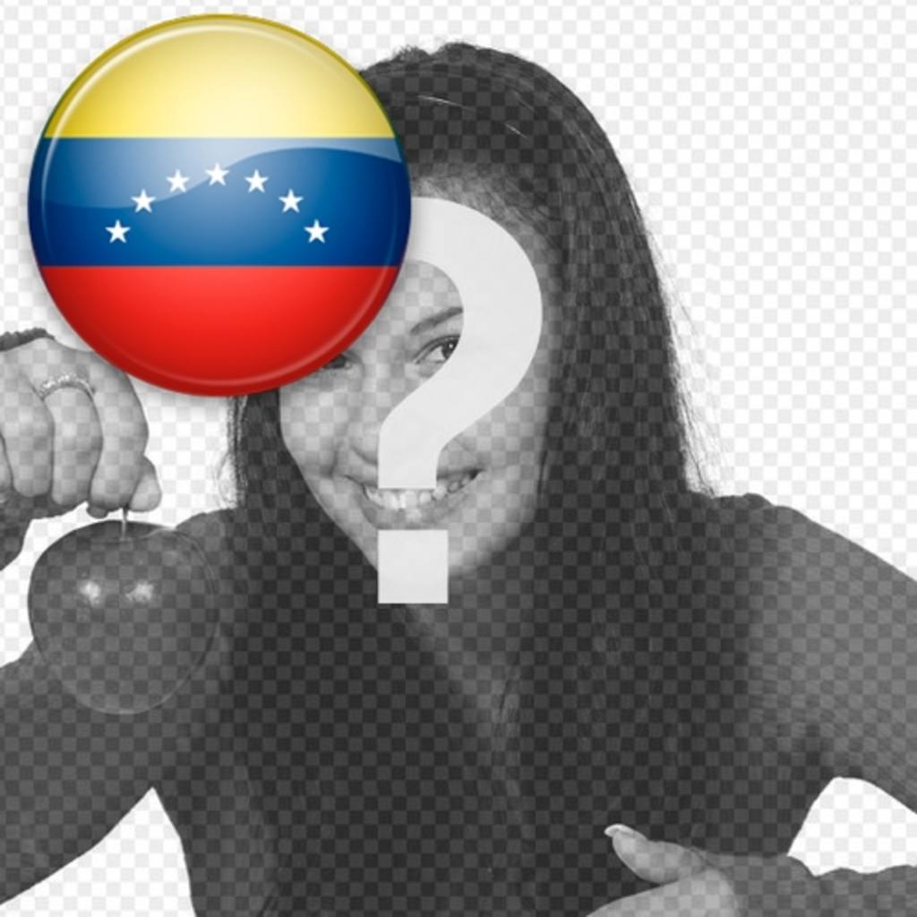 Chapa de la bandera de Venezuela para poner en tu..