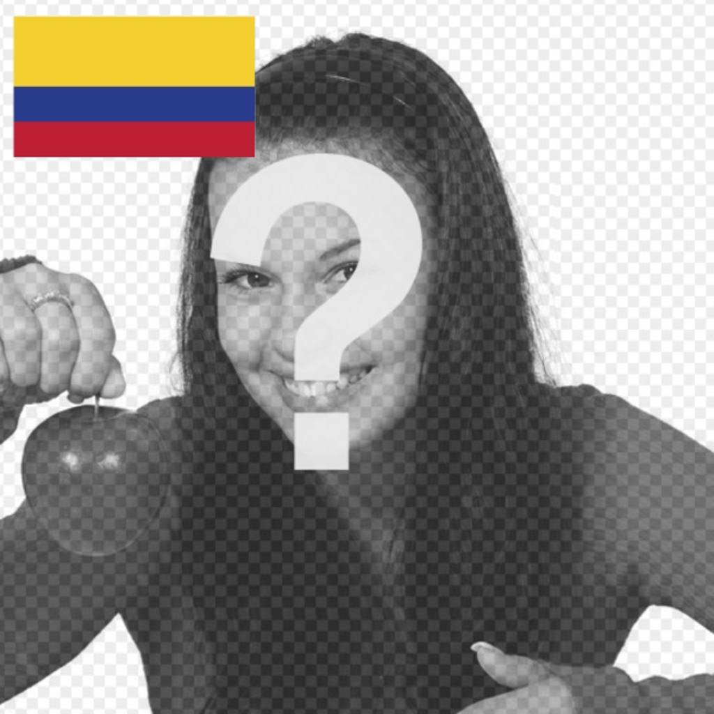 Bandera de Colombia para personaliza tu foto de perfil en redes..