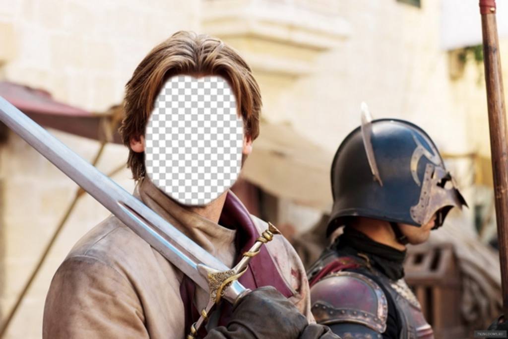 Crea este fotomontaje poniendo tu cara en la de Jaime Lannister ..