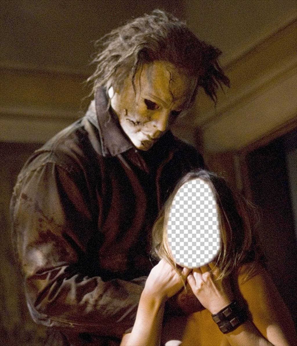 Fotomontaje de Michael Myers de la película Halloween para poner tu cara ..