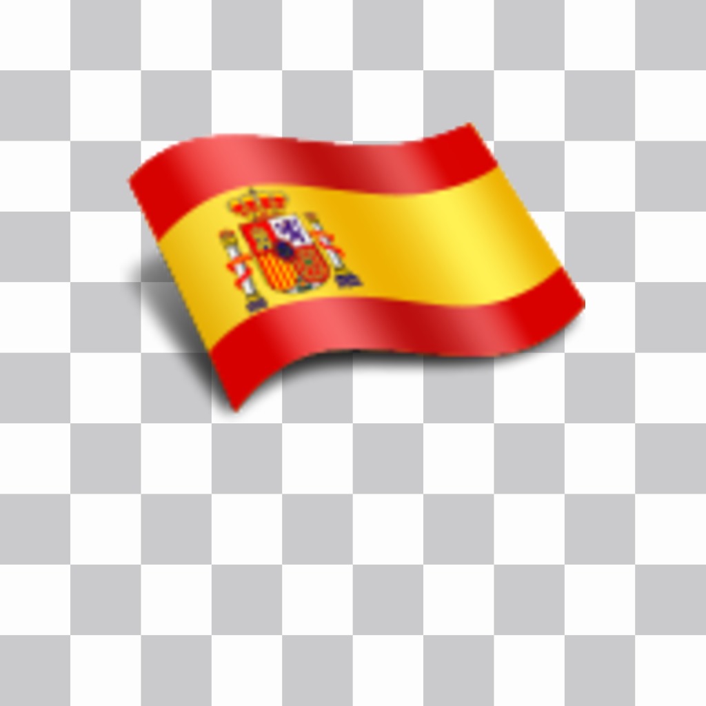 Sticker / pegatina de la bandera de España para poner en tus fotos ..