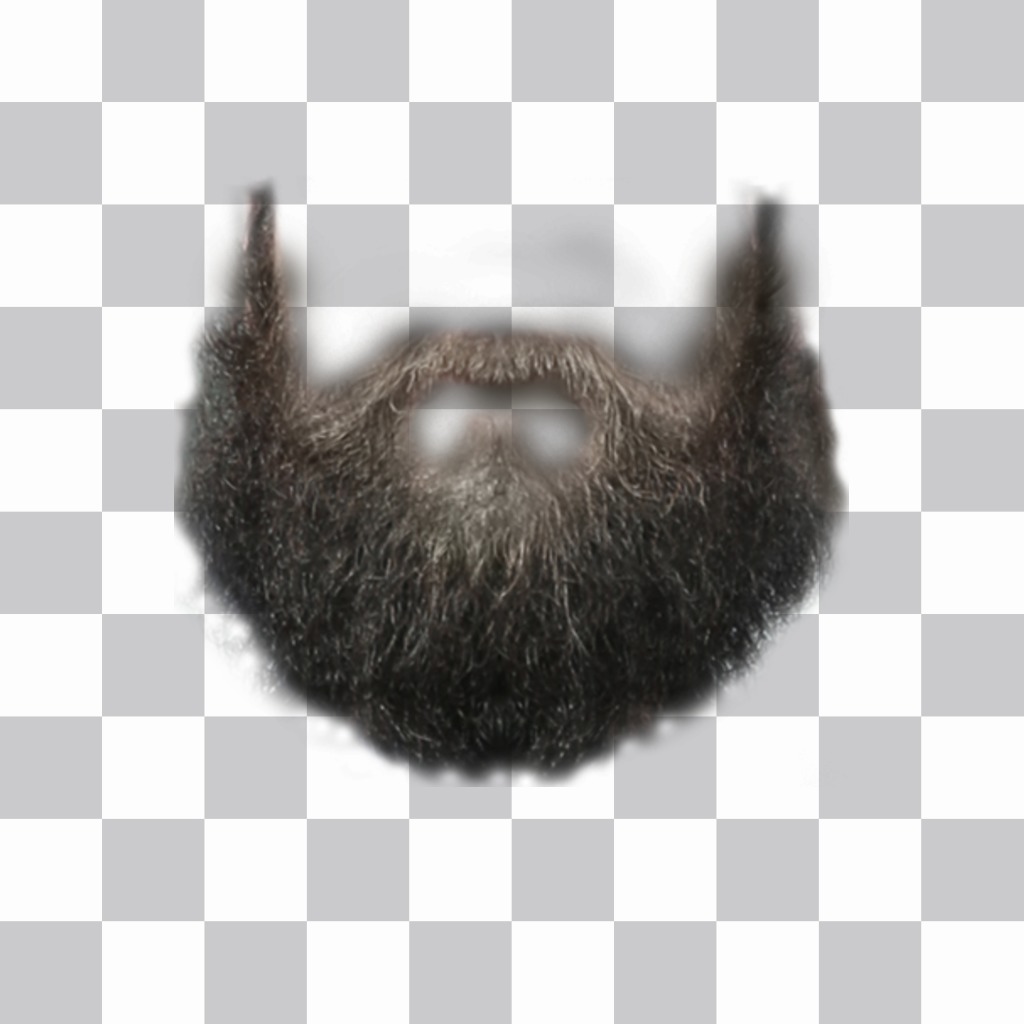 Fotomontaje para poner una barba en tu foto. ..