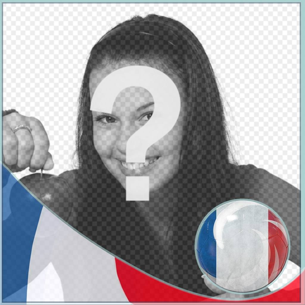 Montaje con la bandera de Francia para poner de perfil en las redes sociales. ..