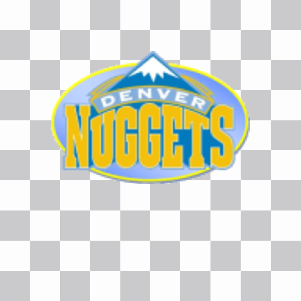 Sticker con el logo de los Denver Nuggets. ..