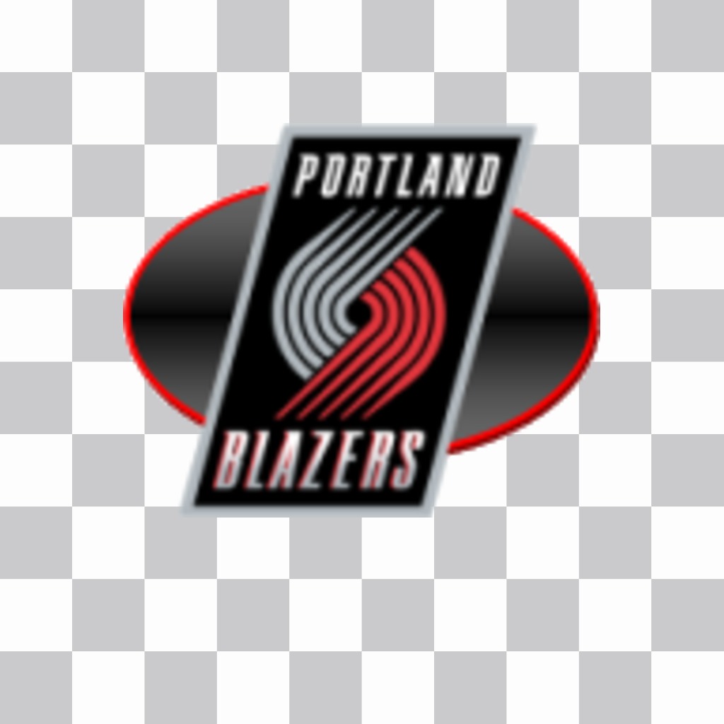 Sticker del logo de los Portland Blazers. ..