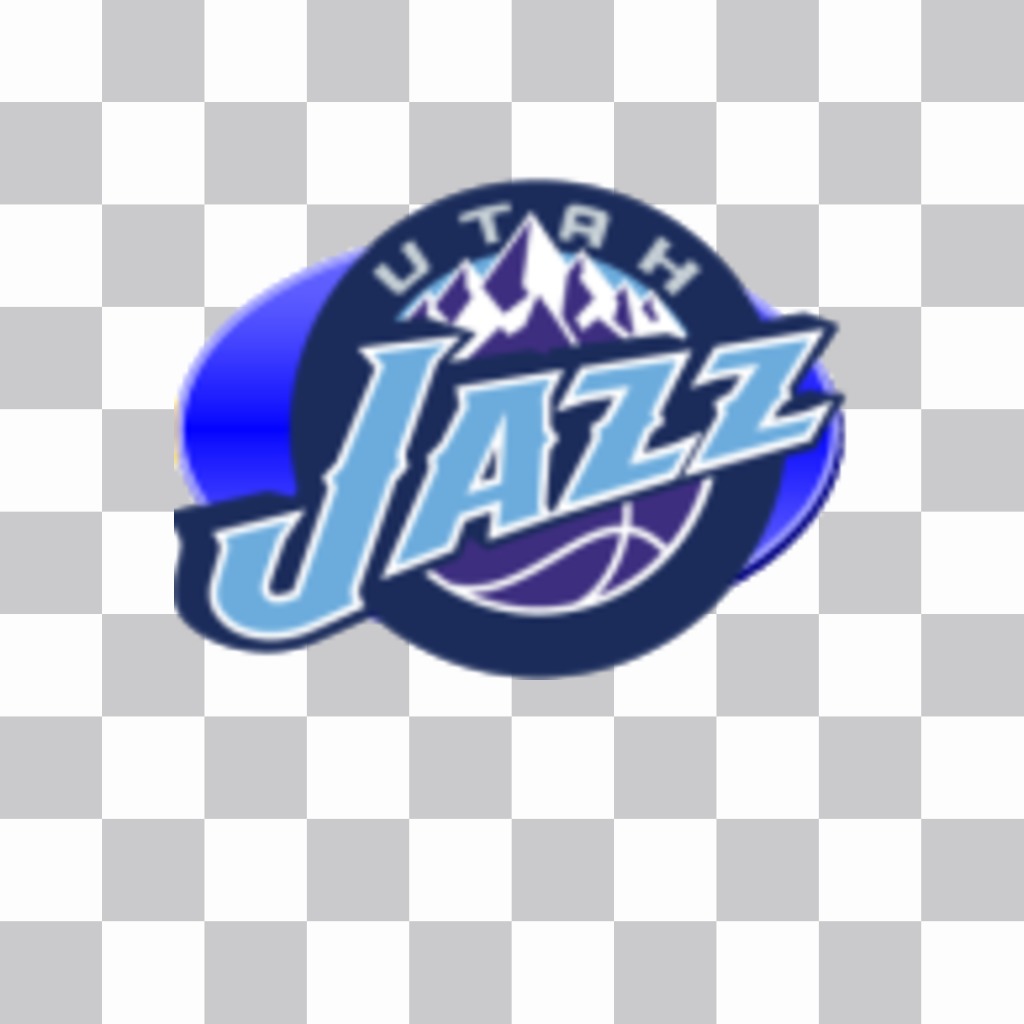 Pegatina con el logo de los Utah Jazz. ..