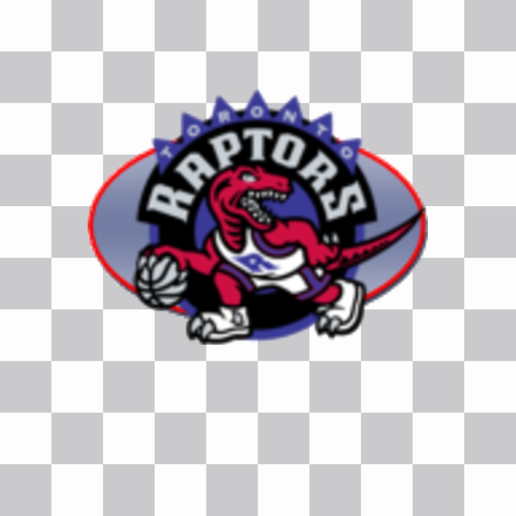 Pegatina con el escudo de los Toronto Raptors. ..