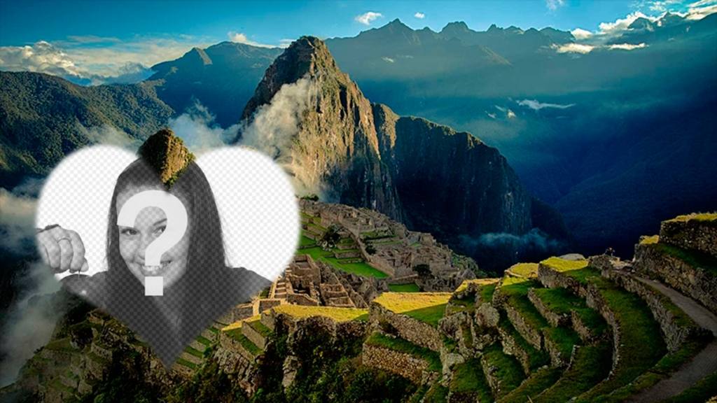 Postal del Machu Picchu ..