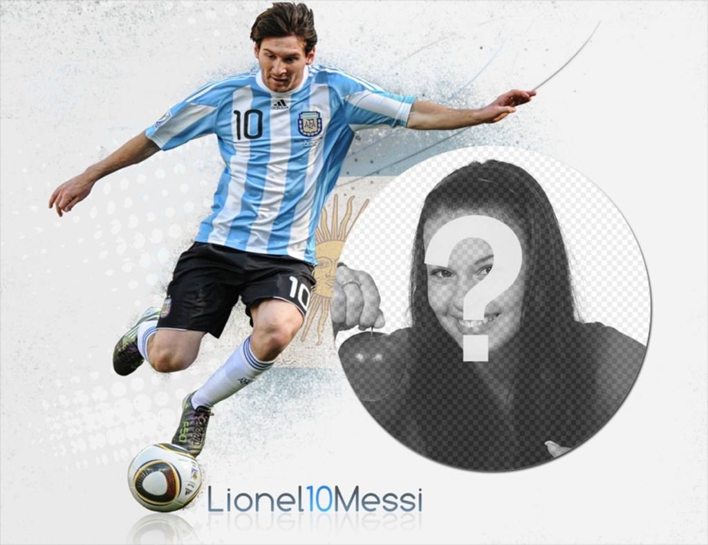 Fotomontajes para poner tu foto junto a Messi - Fotoefectos