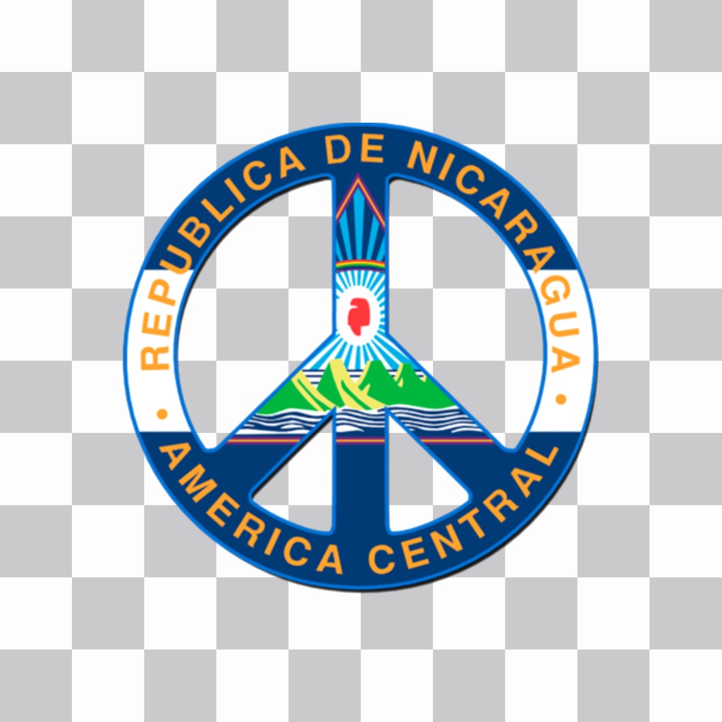 Sticker de la bandera de Nicaragua ..