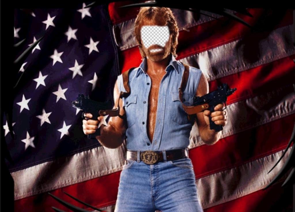 Fotomontaje de Chuck Norris: American Hero para editar ..