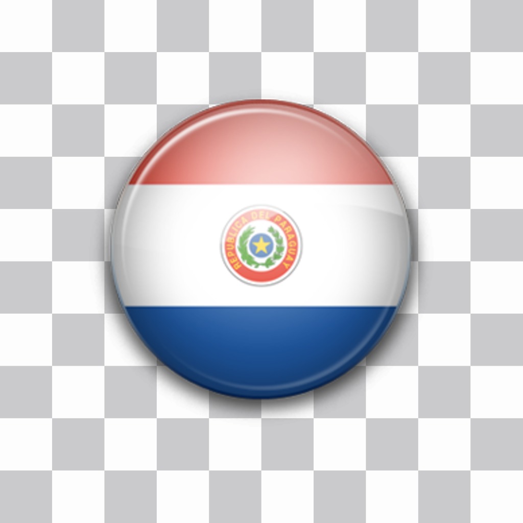 Bandera para poner en tus fotos de Paraguay que puedes poner en tus fotos como un..