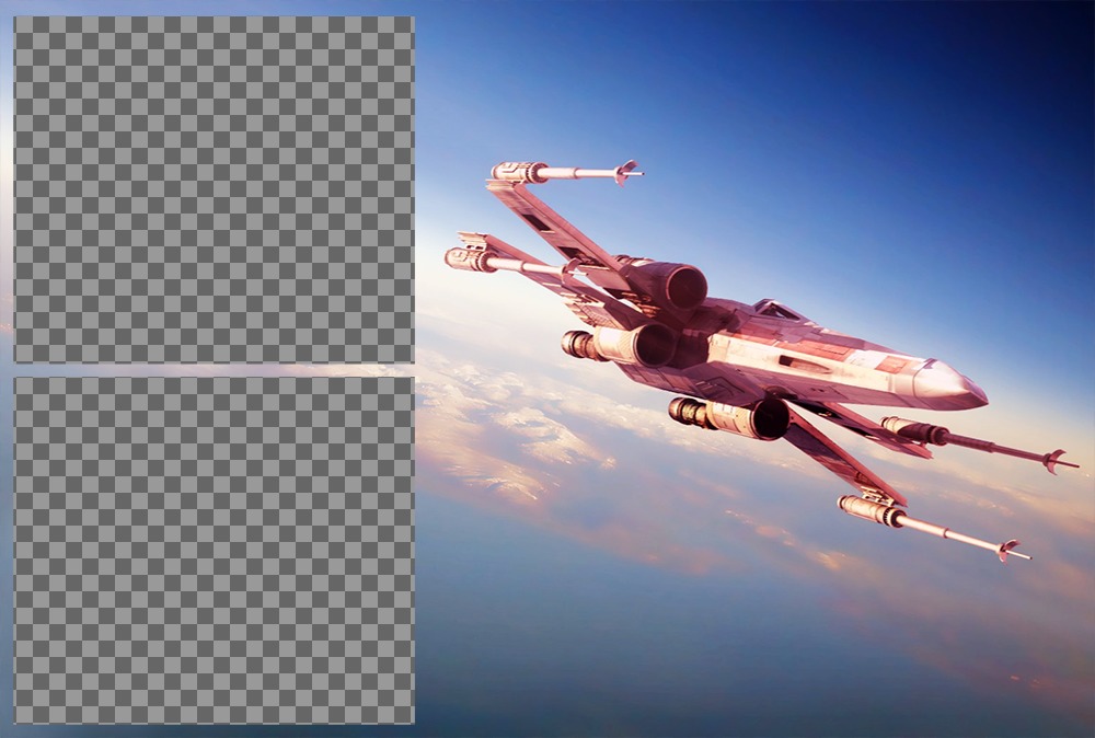 Fotomontaje para fotos con la Nave X-Wing de Star Wars ..