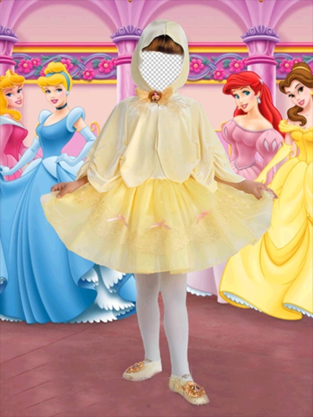 Foto efecto de disfraz de pequeña princesa para niñas ..