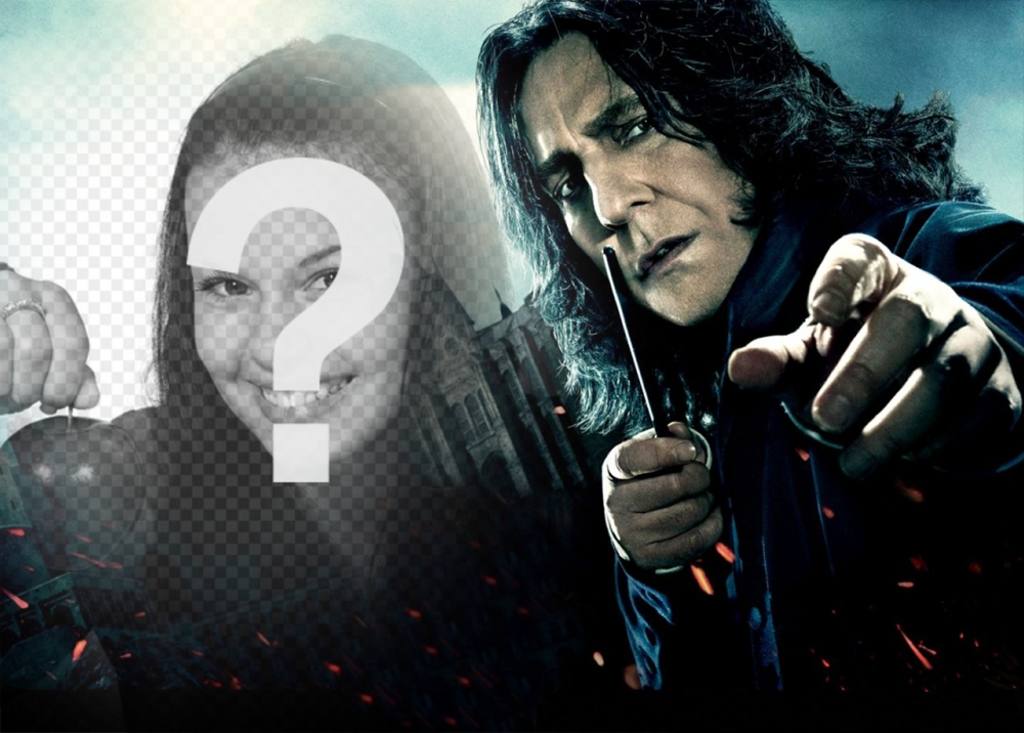 Fotomontaje de Severus Snape para subir tu foto ..