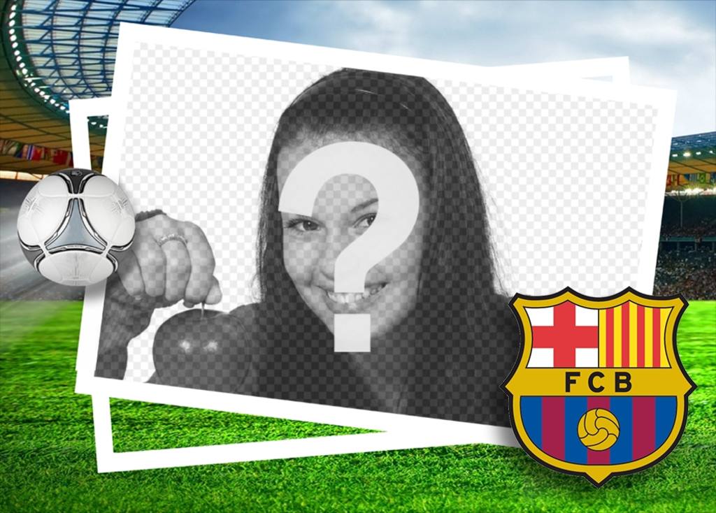 Fotomontaje del FC Barcelona para subir una foto ..