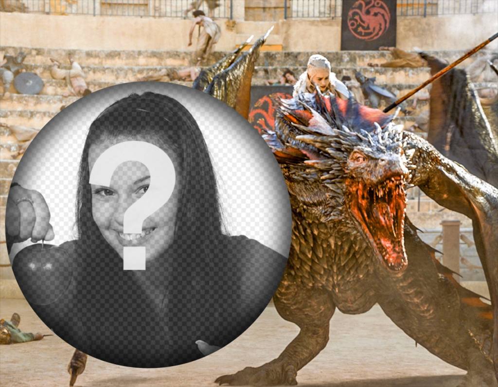 Sube tu foto con Khaleesi y su dragón en una escena de Game of Thrones ..
