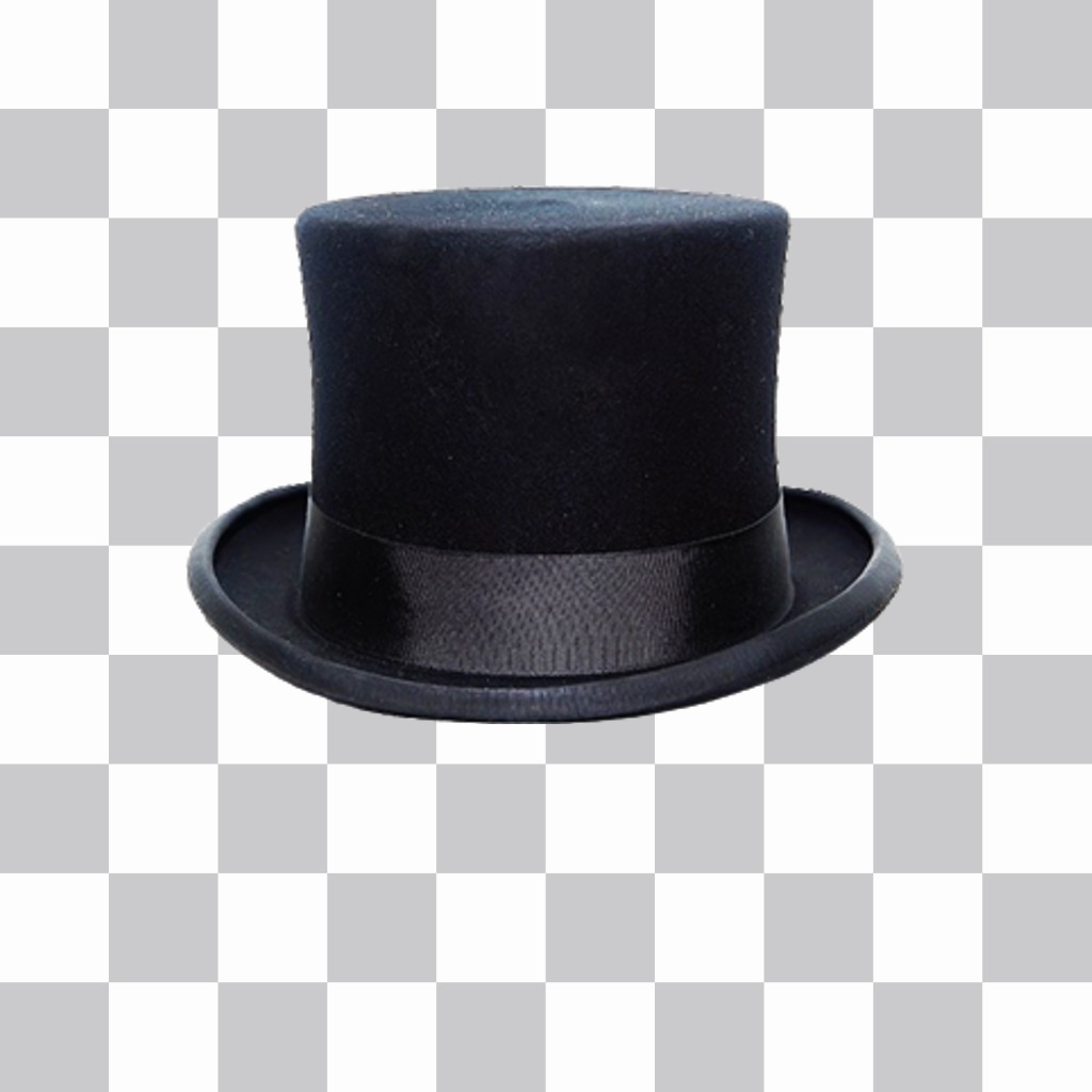 Ponte un sombrero de Copa negro con este sticker gratis ..
