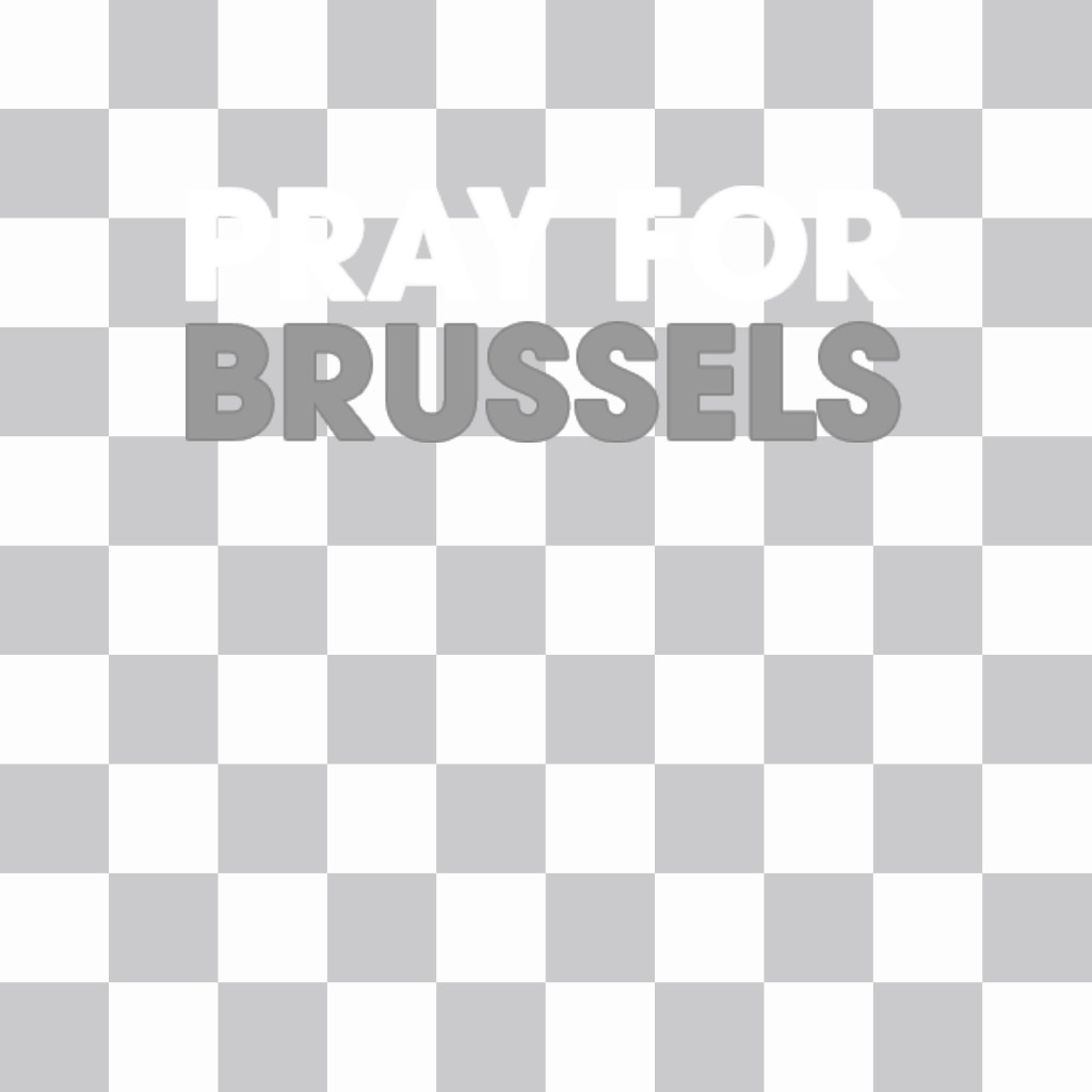 Da tu apoyo a Bruselas con este sticker para poner en tus fotos ..