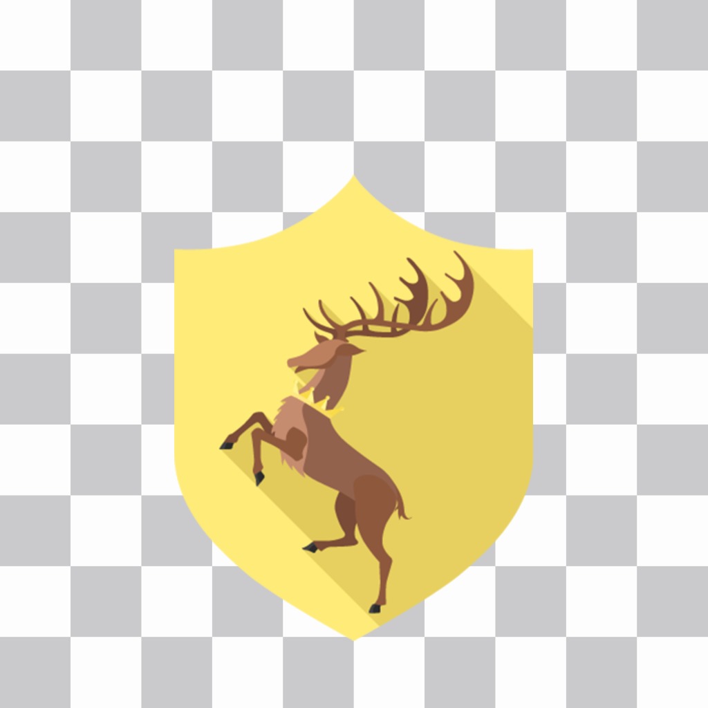 Fotomontaje para añadir el escudo de la Casa Baratheon en tus fotos ..