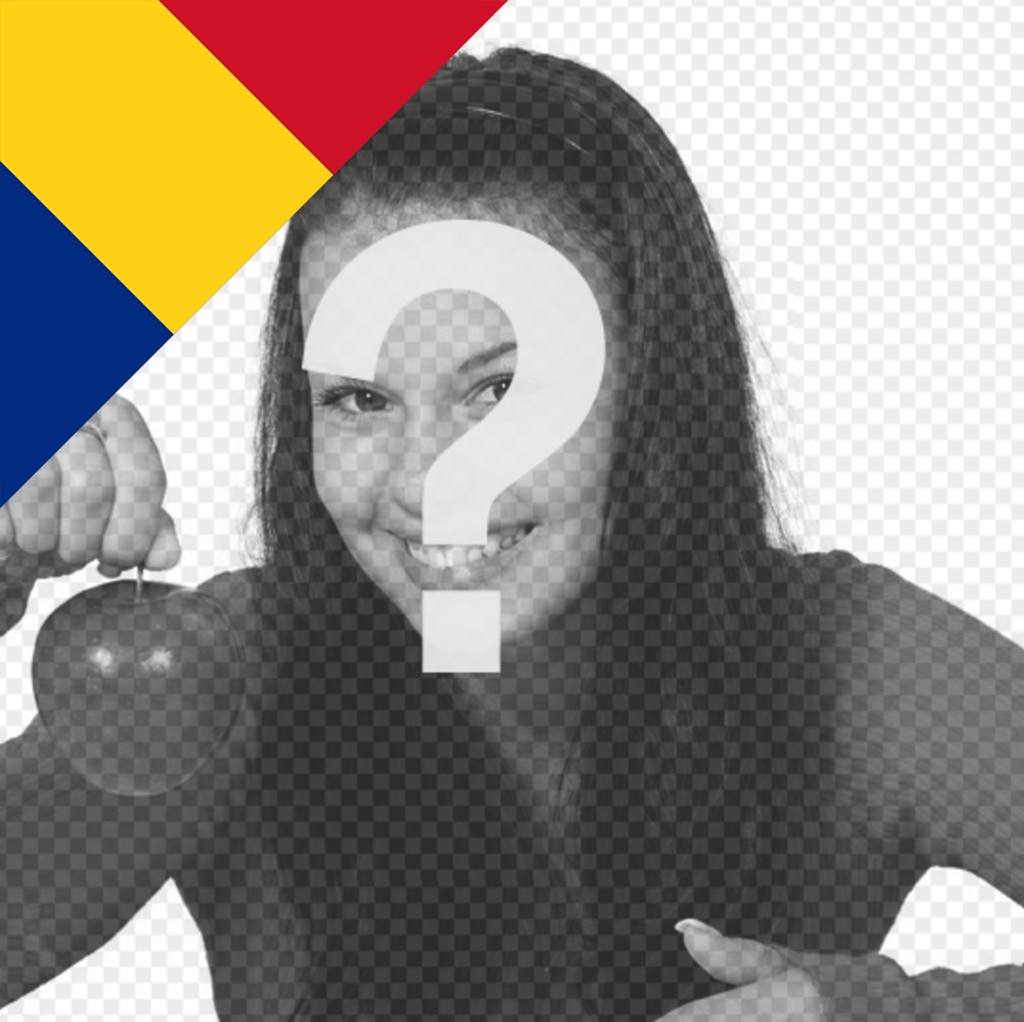 Bandera de Rumania para poner en una esquina de tus fotos gratis ..