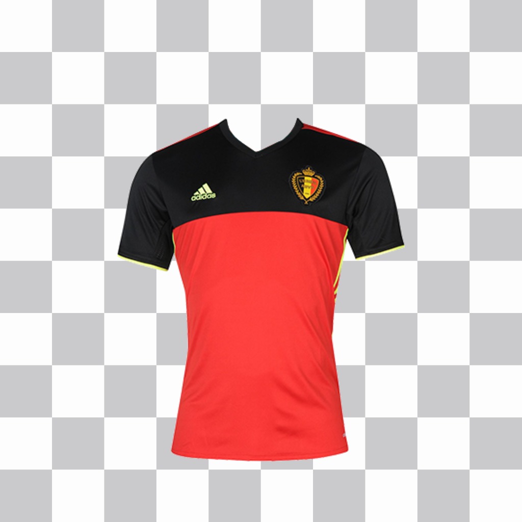 Fotomontaje para editar y poner la camisa de Bélgica en tus fotos ..