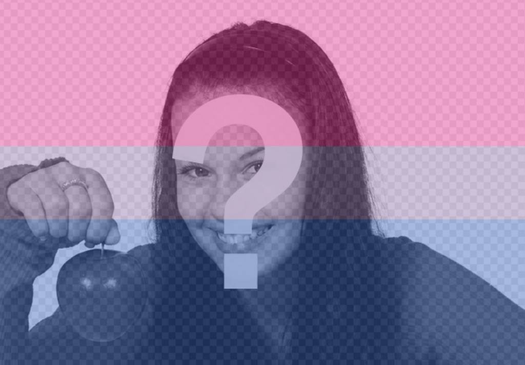 Filtro de la bandera de la bisexualidad para añadir en tus fotos gratis ..