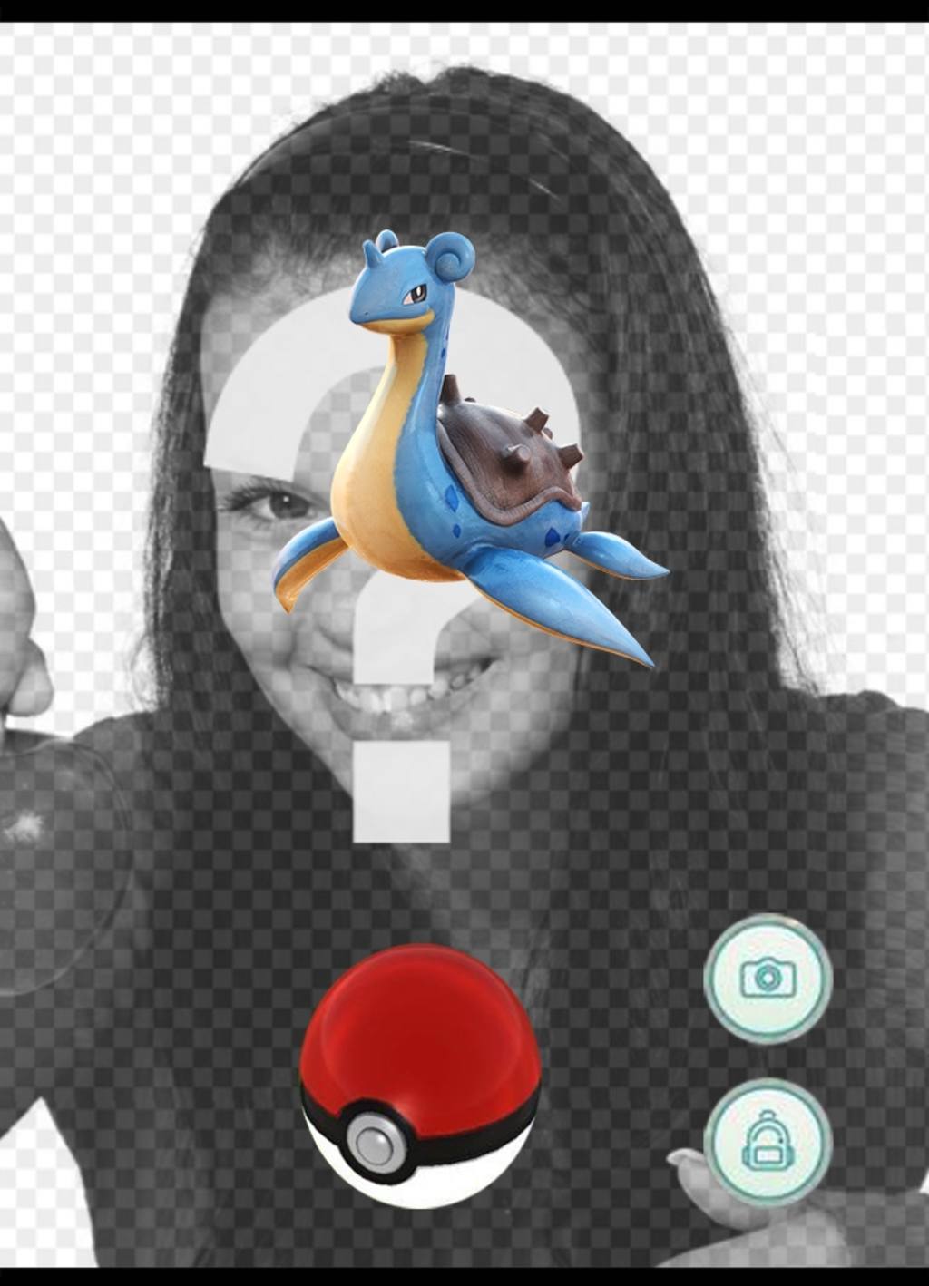 Montaje de Pokémon Go con Lapras donde podrás editarlo con tu foto ..